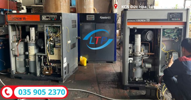 sửa chữa bảo trì máy nén khí tại KCN Đức Hòa-Lộc Thiên Phát