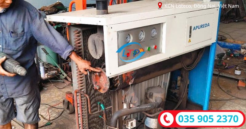 sửa máy sấy khí chuyên nghiệp tại KCN Loteco Đồng Nai