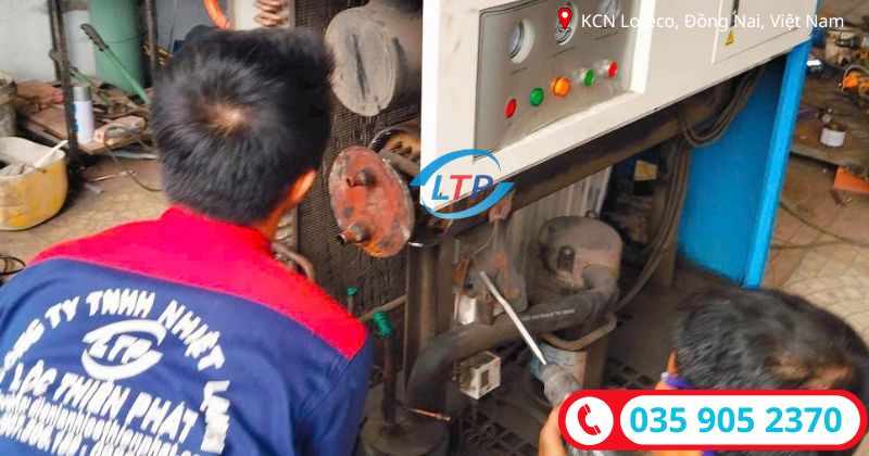 sửa máy sấy khí tại kcn Loteco Đồng Nai-Lộc Thiên Phát