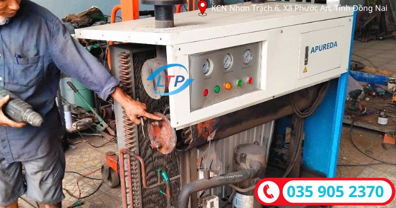 sửa máy sấy khí số 1 KCN Nhơn Trạch