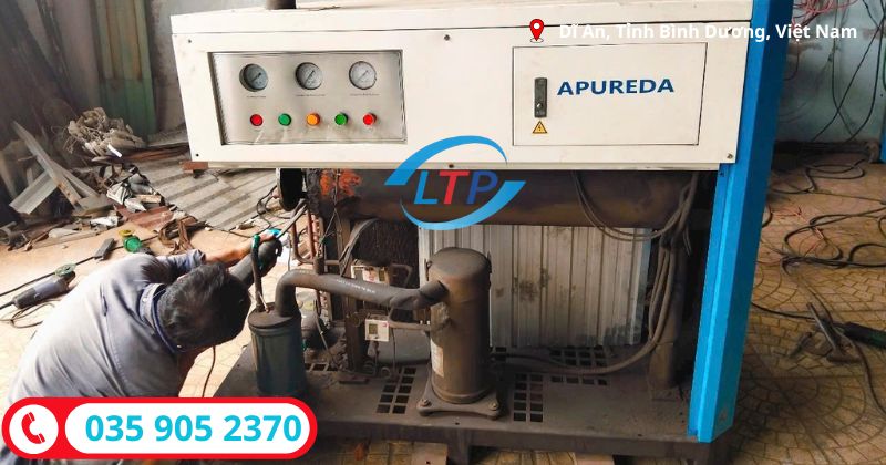 sửa chữa bảo trì máy sấy khí chuyên nghiệp tại Dĩ An Bình Dương