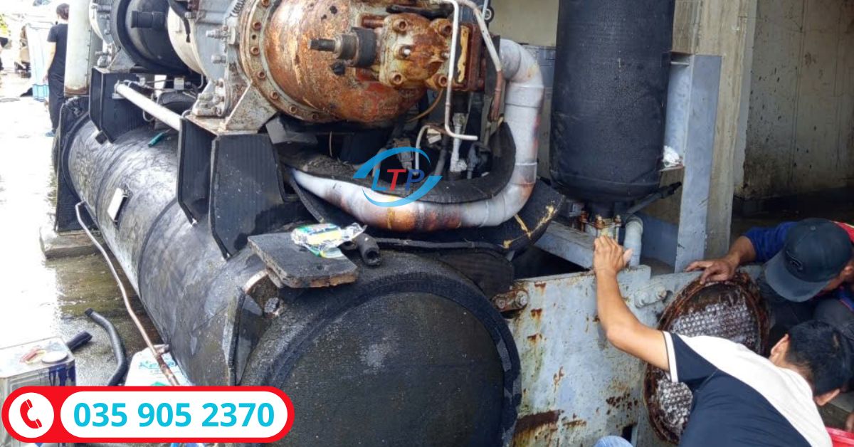 Thu mua máy lạnh Chiller cũ giá cao, nhanh chóng, uy tín – Điện Lạnh Lộc Thiên Phát
